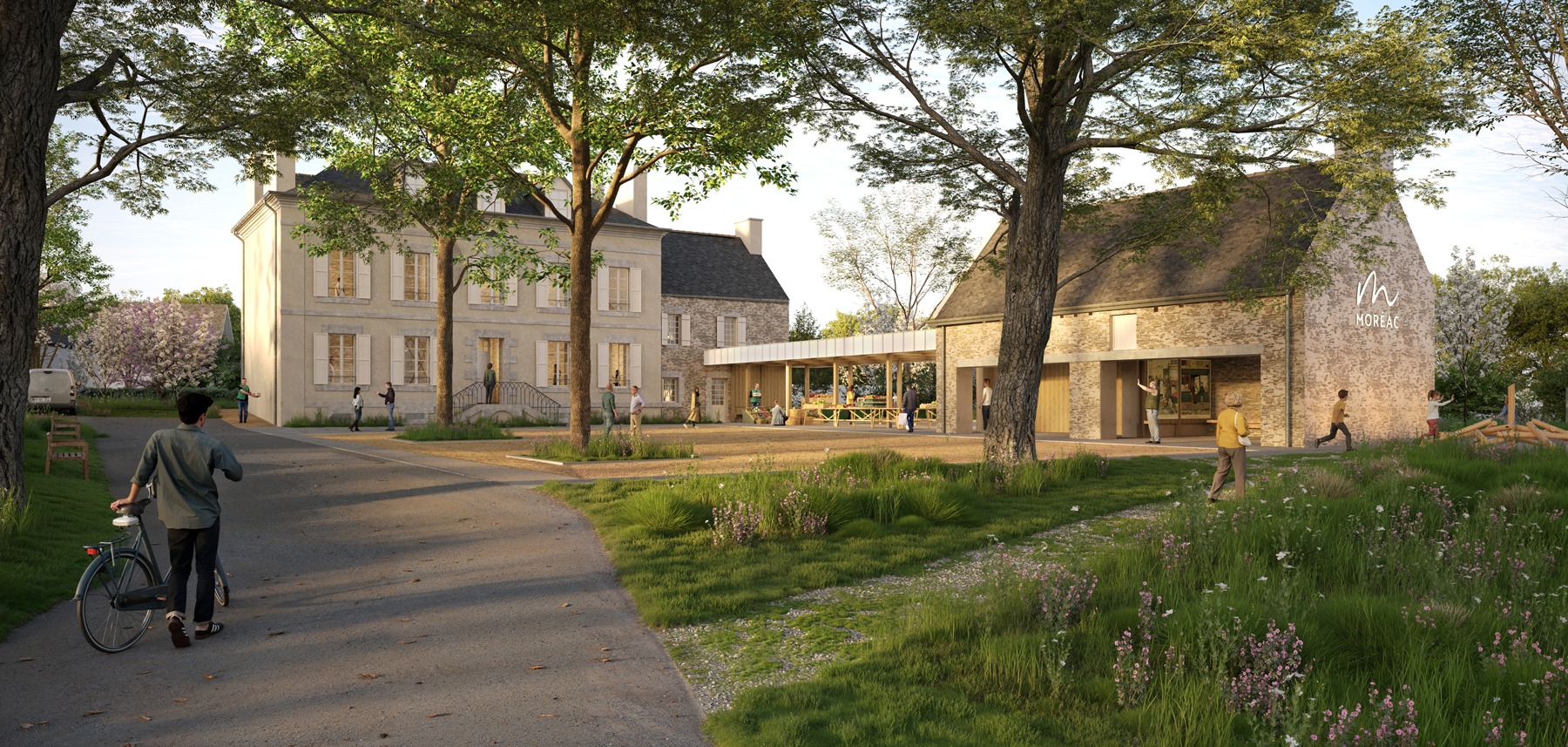 MOREAC_ réhabilitation ancien presbystère agence msr architecture