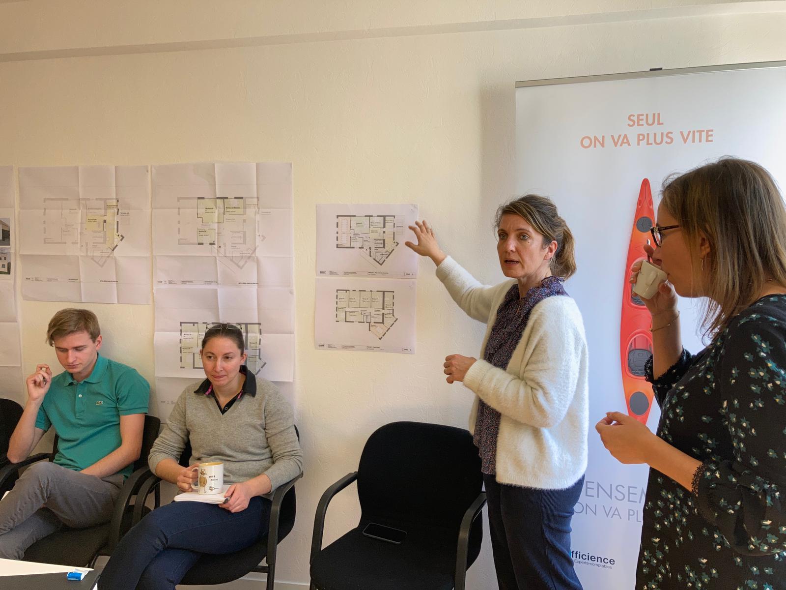 Réhabilitation d'une agence d'expertise comptable Vannes MRS Architecture
