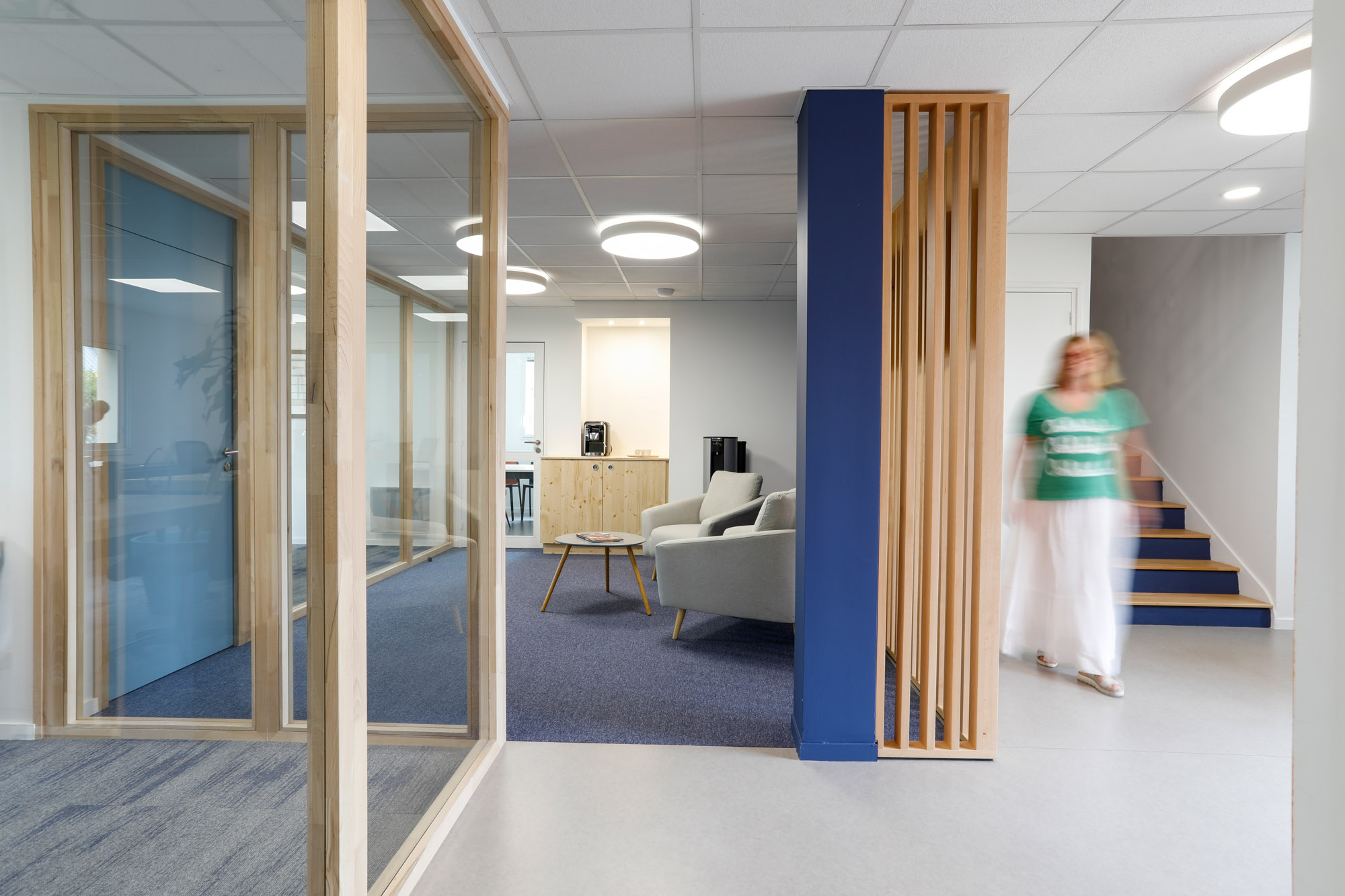 Réhabilitation d'une agence d'expertise comptable Vannes MRS Architecture